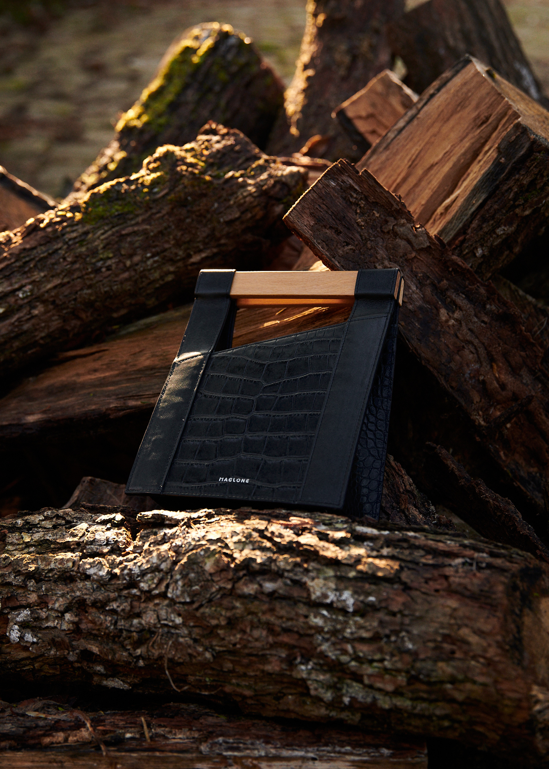 sac croco jan maglone noir